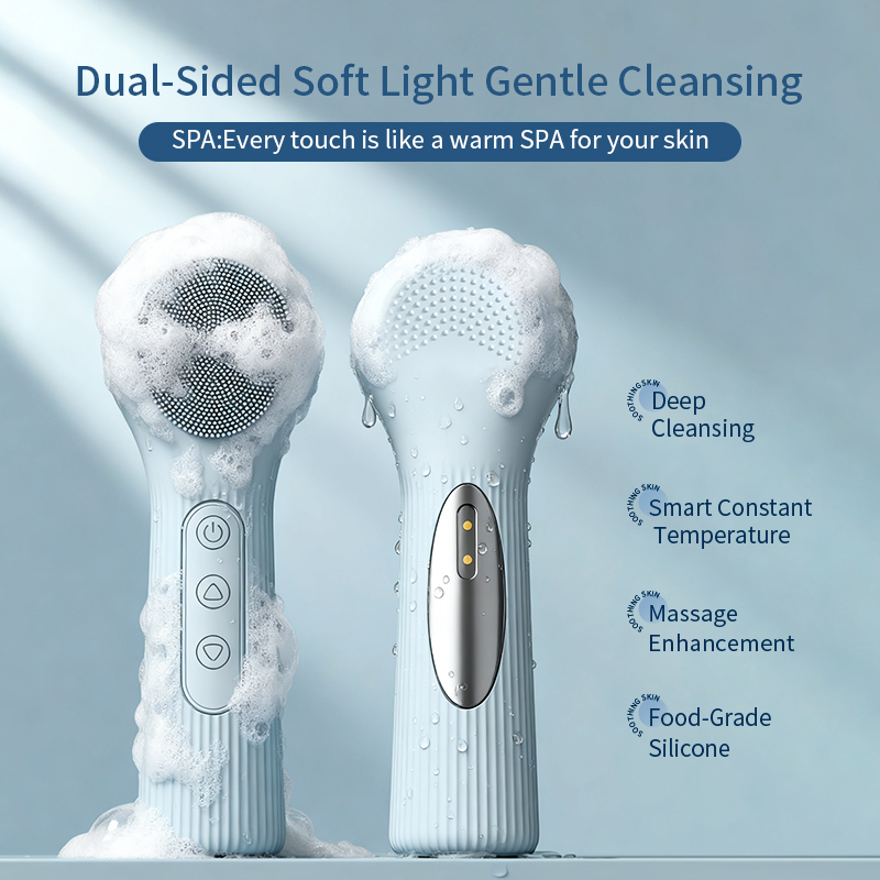 Silicone Face Scrubber Electric - Silikon Temizleme Fırçası Şarj Edilebilir Su