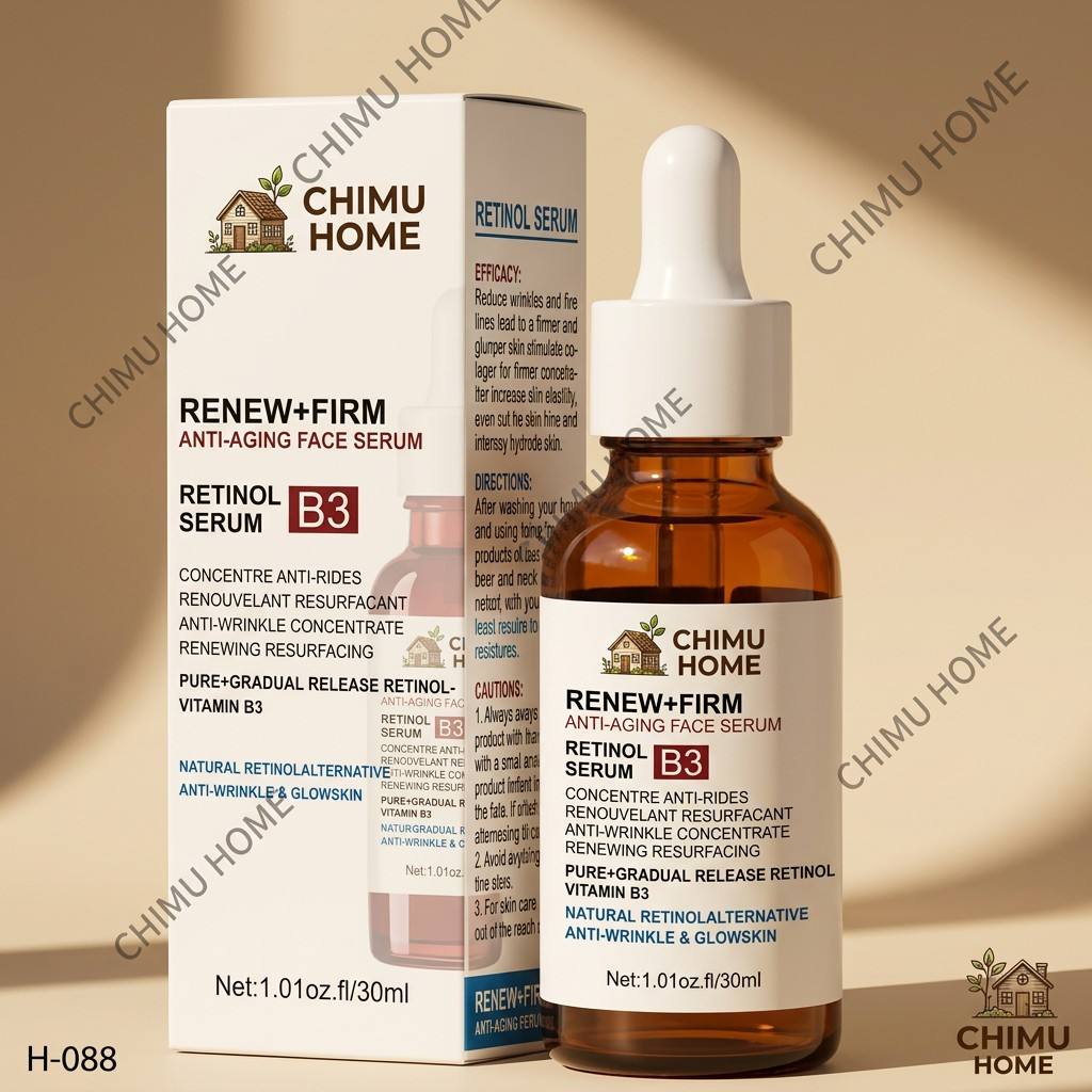 Hyaluronic Acid Facial Serum - 【CHIMU HOME】Retinol B3 Yenileyici ve Sıkılaştırıcı