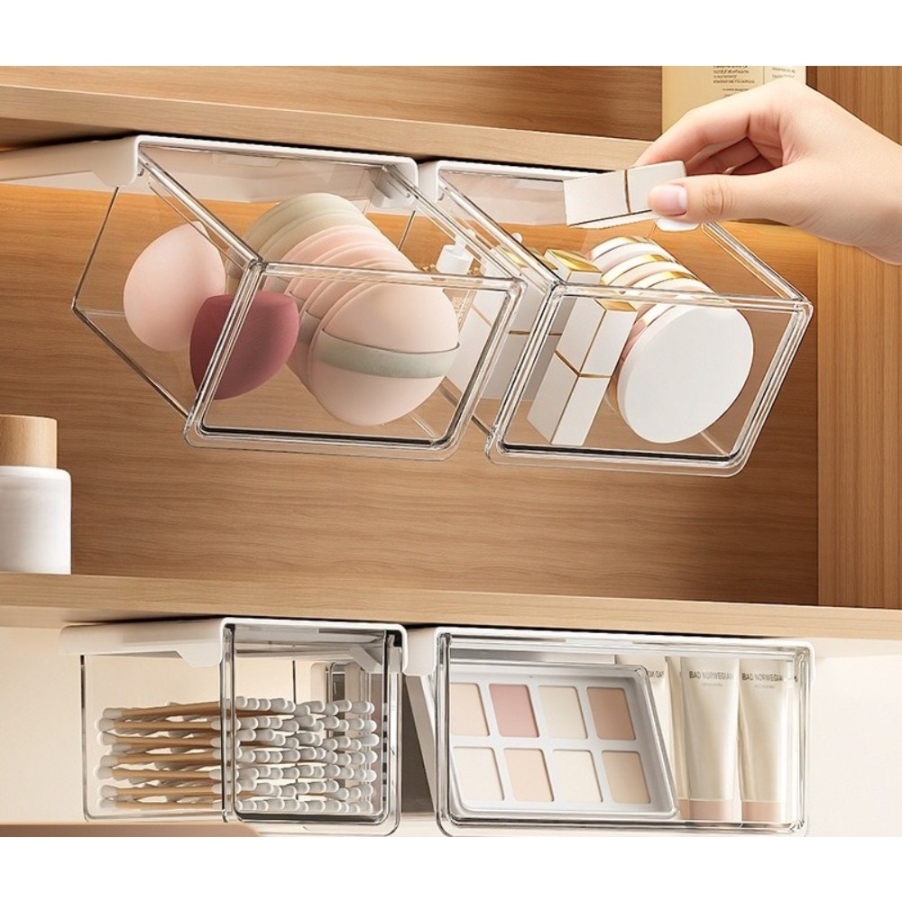 Makeup - Plastik Çekmece Tipi Saklama Kutusu Kendinden