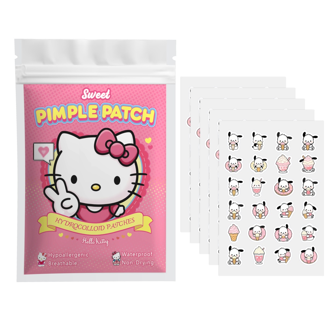 Hydrocolloid Pimple Patch - 48/120 adet hello kitty sivilce bantları,