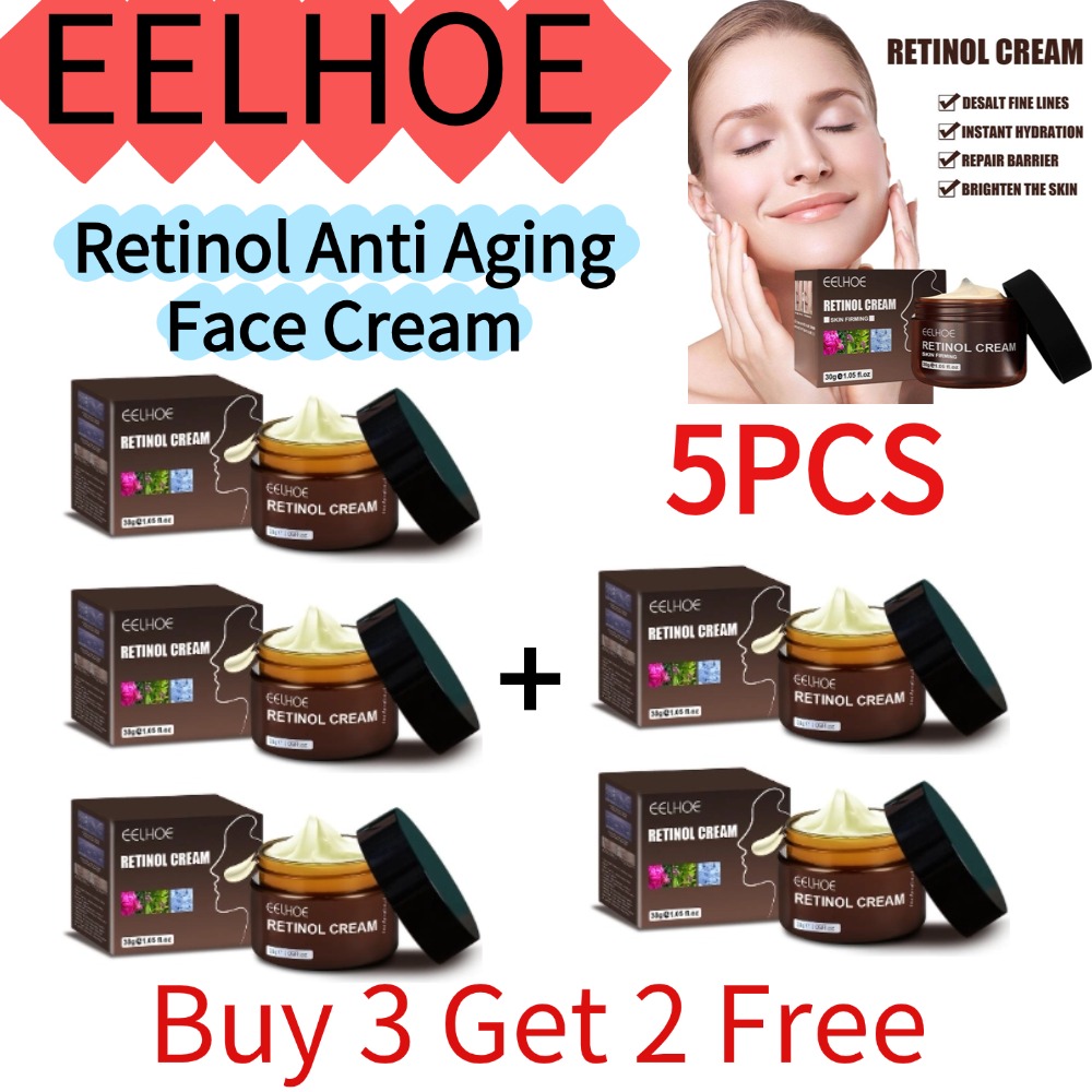 Retinol Anti Wrinkle Cream - EELHOE 1/2/3/5PCS (3 Alana 2 Bedava)
