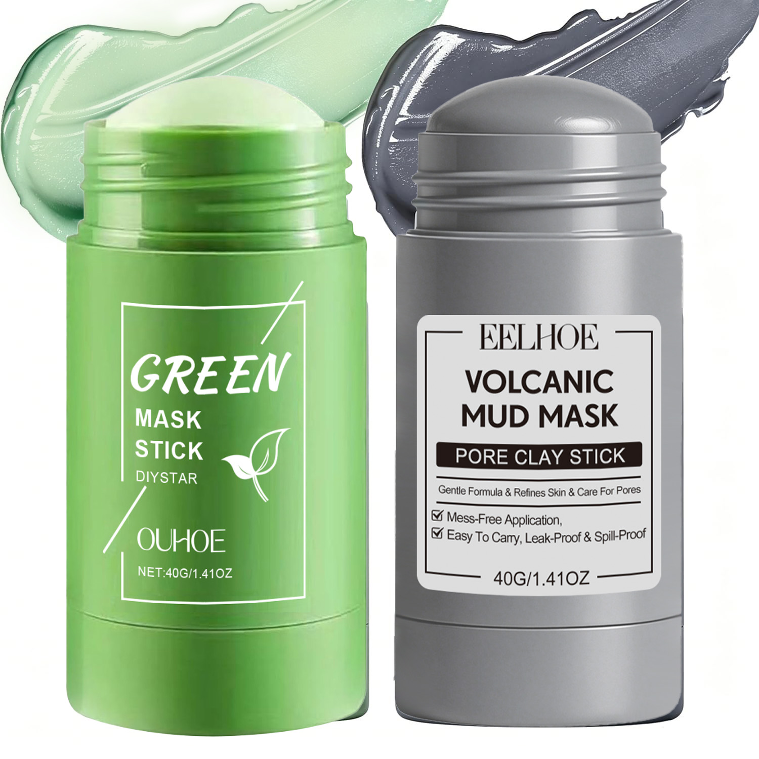 Green Tea Cleansing Clay Mask - Alaska Volkanı ve Yeşil Çay Derin