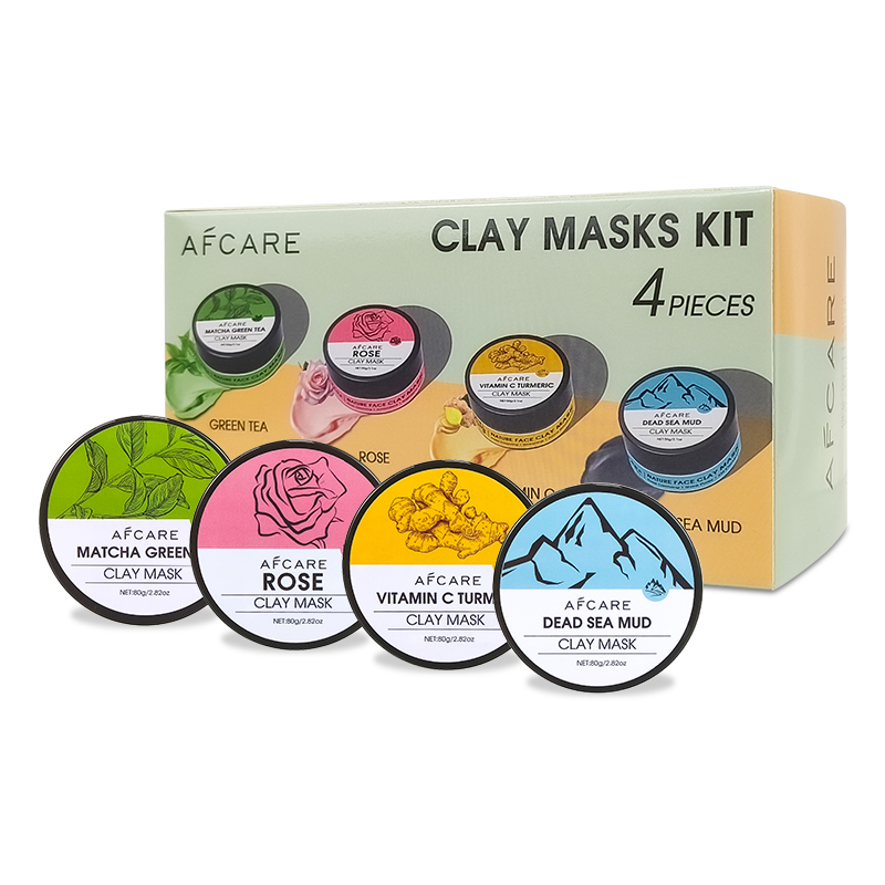 Green Tea Cleansing Clay Mask - 4 Parça Kil Yüz Maskesi Seti