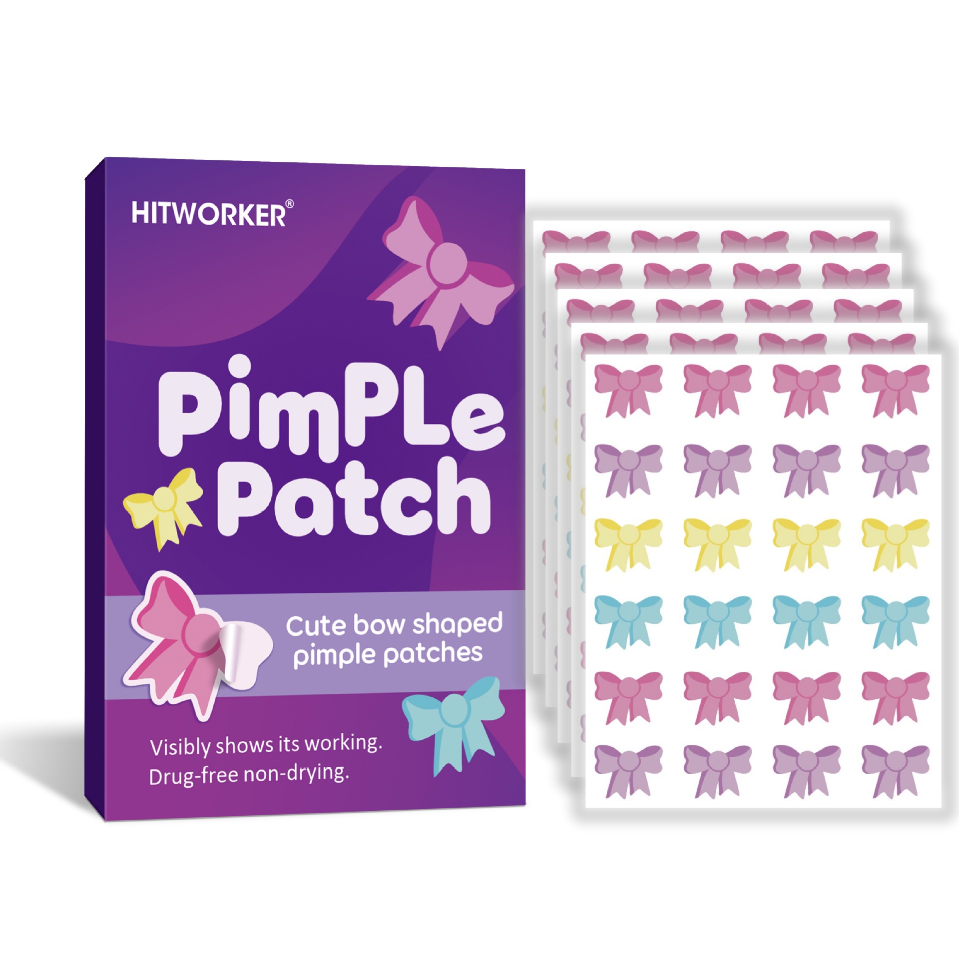 Hydrocolloid Pimple Patch - 120 Adet Yay Şekilli Akne Sivilce