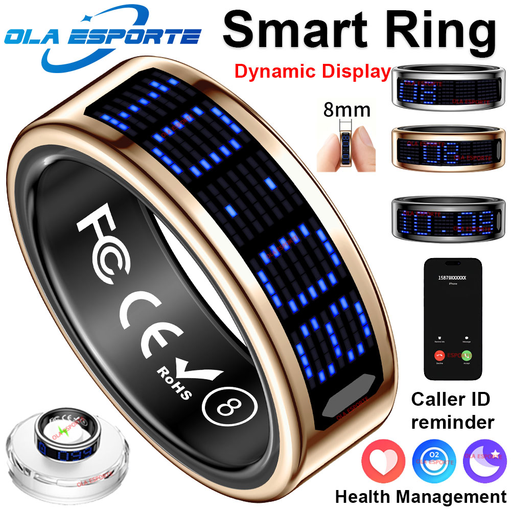 Health Monitors - Yeni Ultra İnce Hafif Akıllı Yüzük