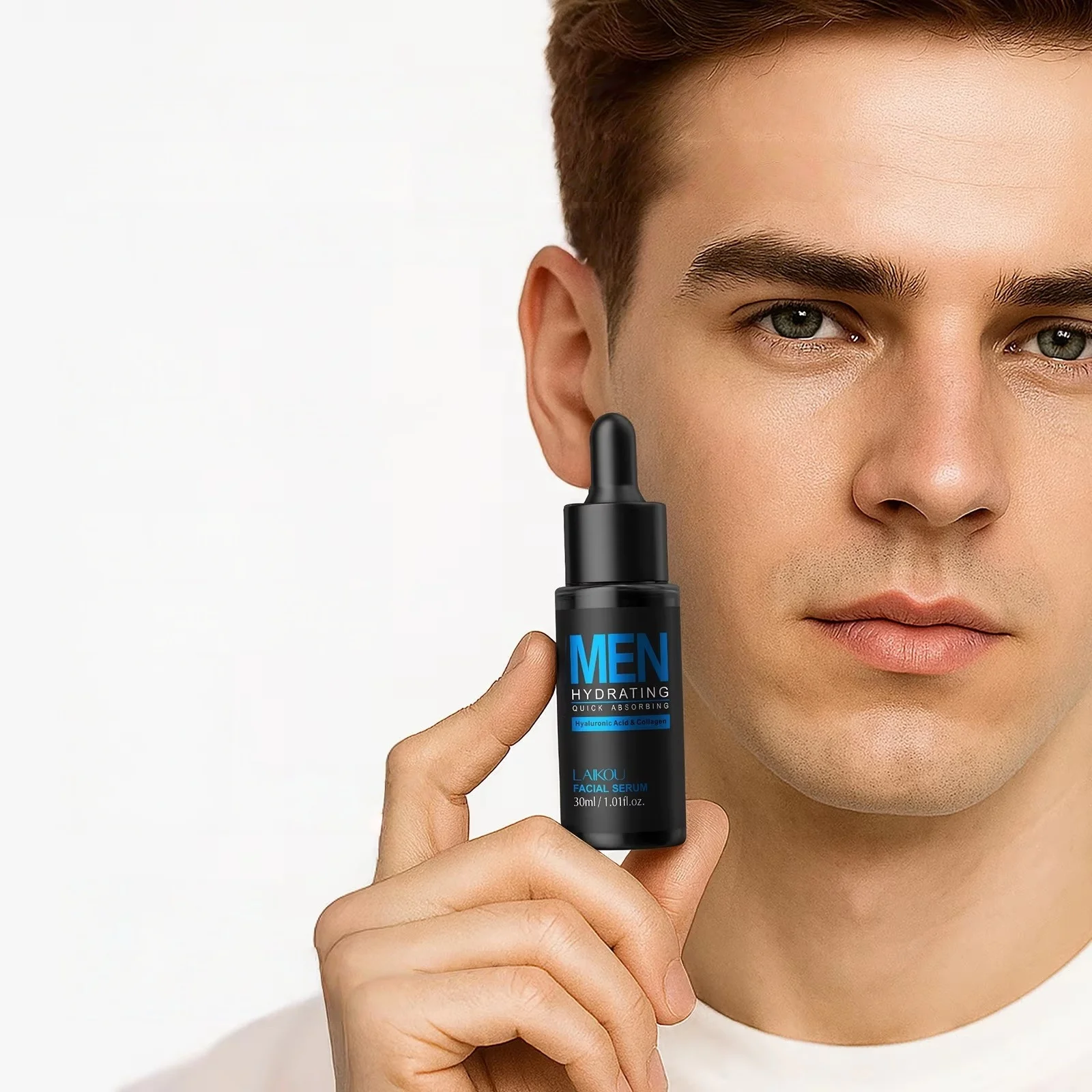 Hyaluronic Acid Facial Serum - Erkekler için 30ml Yüz Serumu Nemlendirici