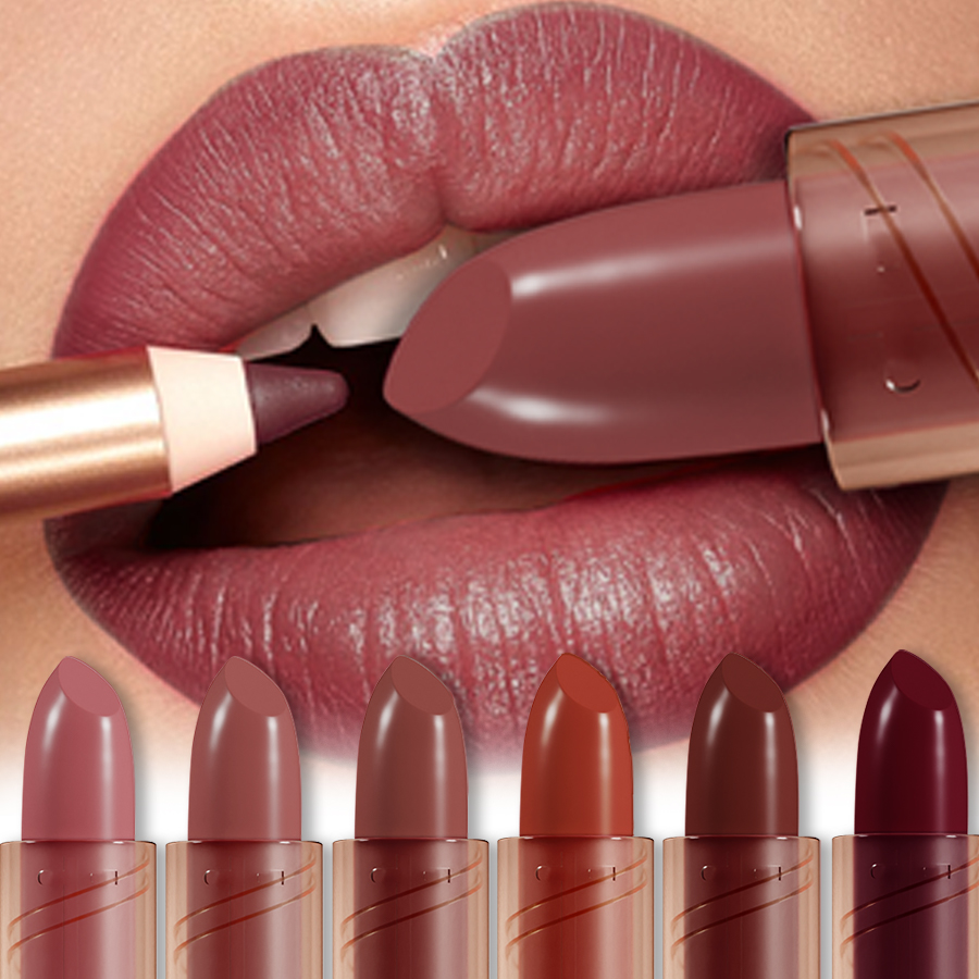 Matte Velvet Lip Tint Long Lasting - 14 Renkli Mat Ruj, Solmayan, Uzun