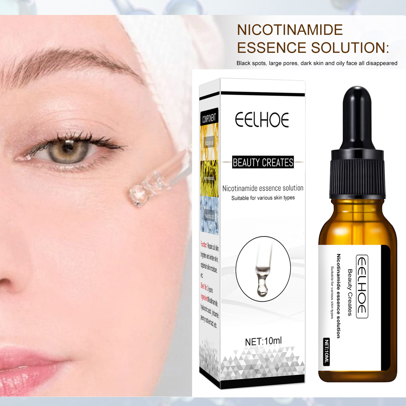 Niacinamide Pore Shrinking Essence - Beyazlatıcı Yüz Serumu Gözenek Küçültmek Melanin