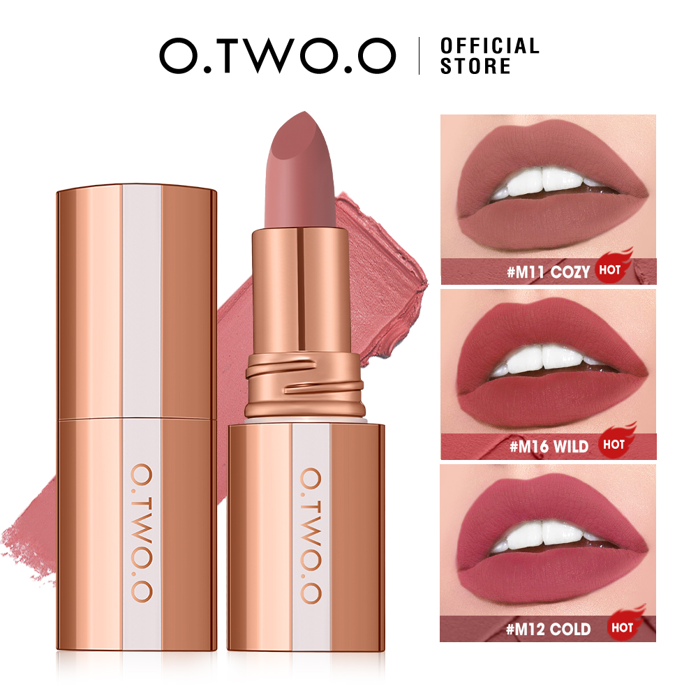 Matte Velvet Lip Tint Long Lasting - O.TWO.O mat ruj uzun ömürlü su