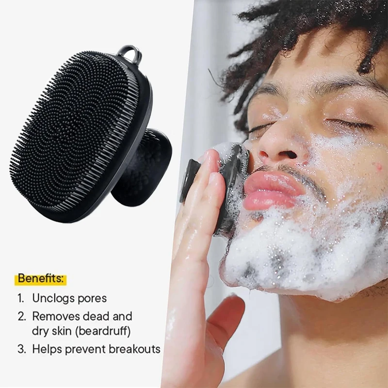 Silicone Face Scrubber Electric - Erkekler ve Kadınlar için Silikon Yüz