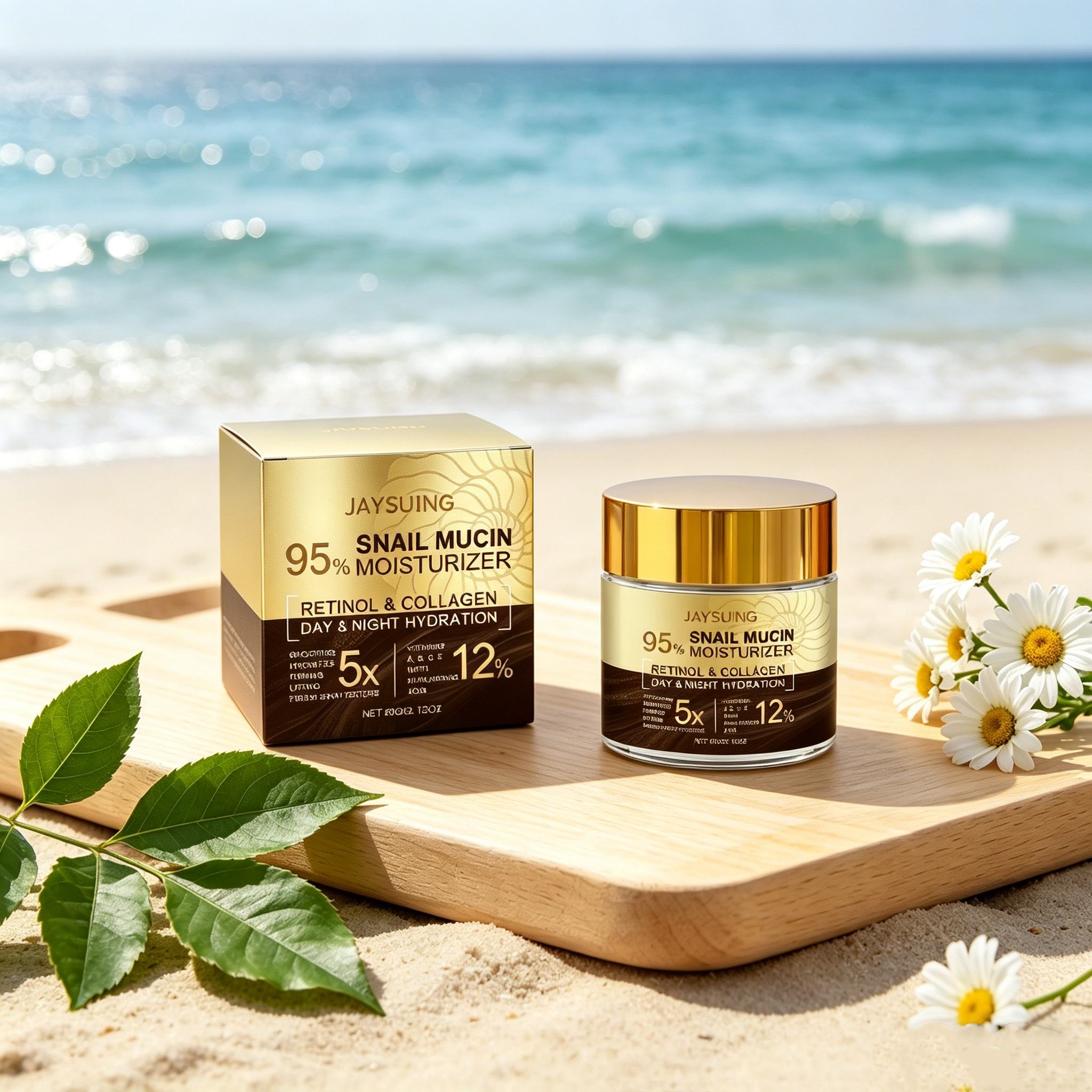 Retinol Anti Wrinkle Cream - 95% Salyangoz Mukin Nemlendirici Kollajen Gençleştirici