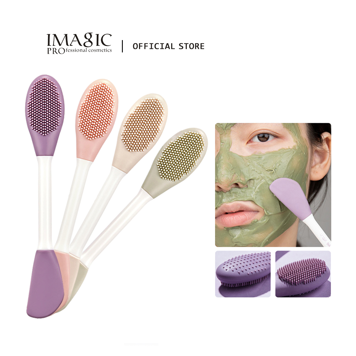 Silicone Face Scrubber Electric - IMAGIC Silikon Yüz Temizleme ve Maske