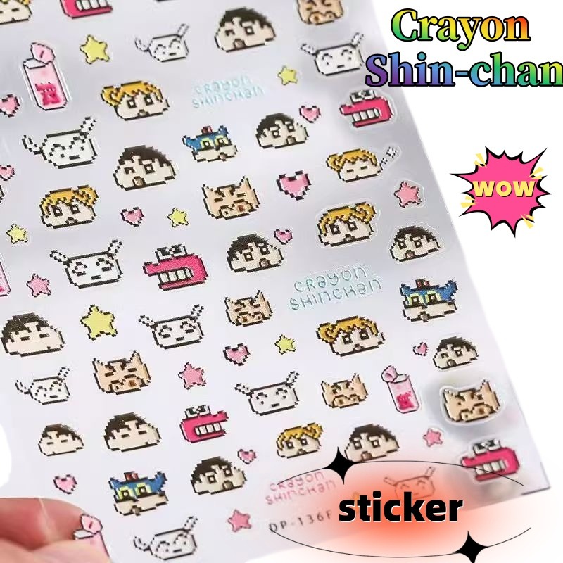 Nail Art - Crayon Shin-chan Yaratıcı Kağıt Guka Defter