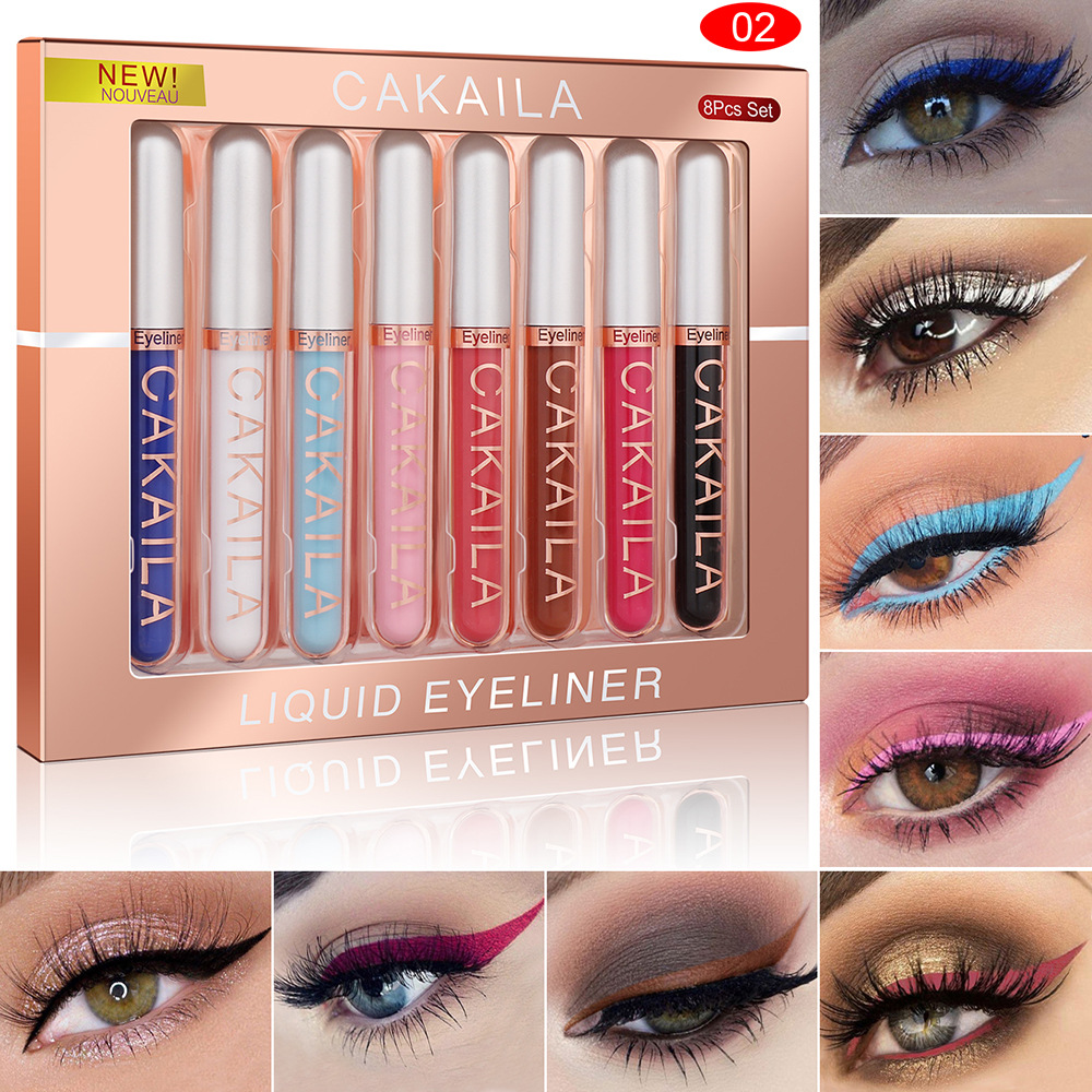 8 Renkli Set Su Geçirmez Eyeli - Waterproof Liquid Eyeliner Pen incelemesi ve fiyatı