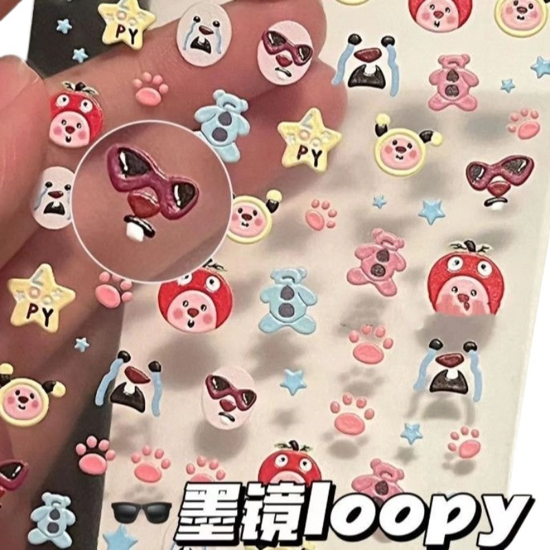 Loopy 3D kabartmalı çıkartma,  - Nail Art incelemesi ve fiyatı