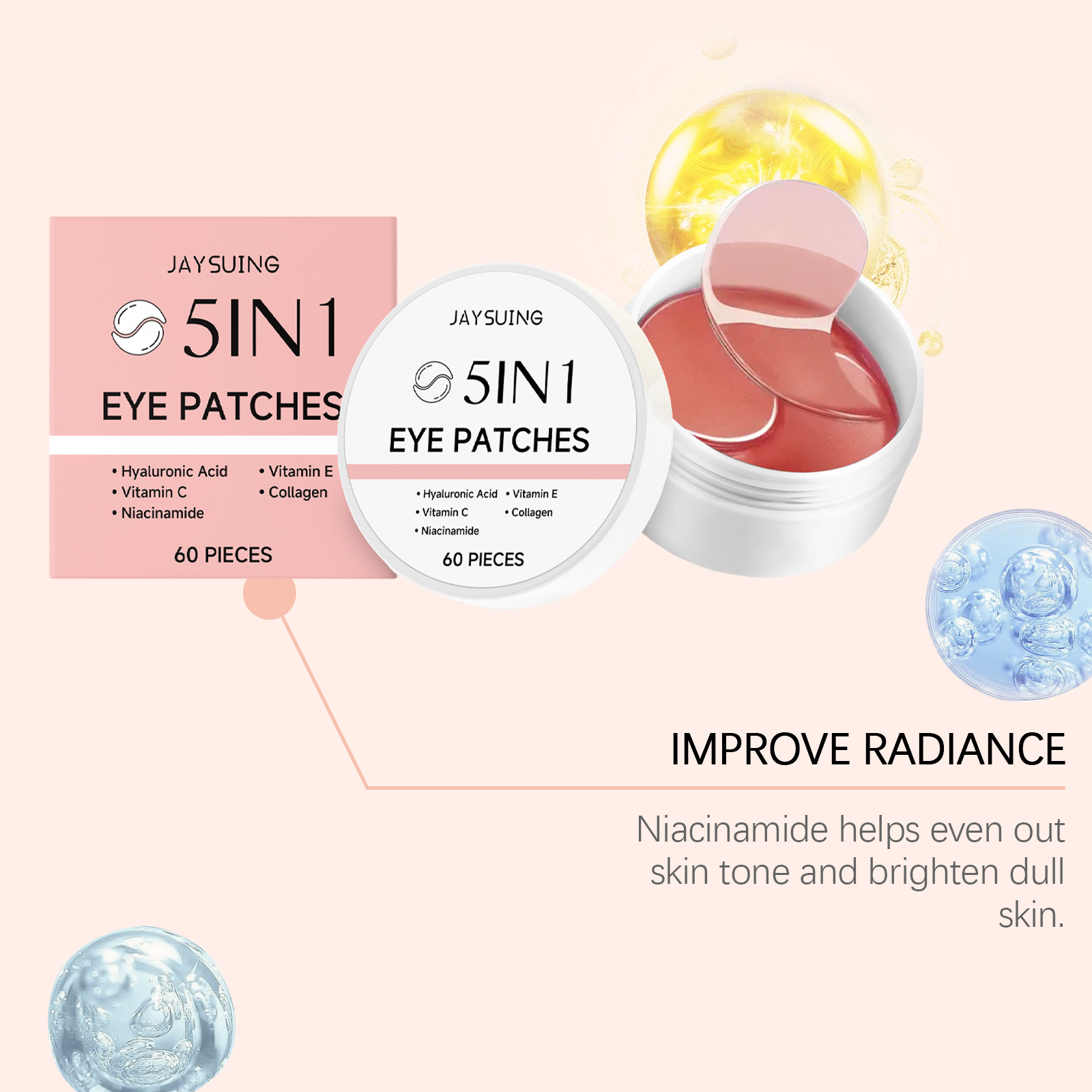 JAYSUING 5'i 1 Arada Gül Kokul - Collagen Under Eye Patches incelemesi ve fiyatı