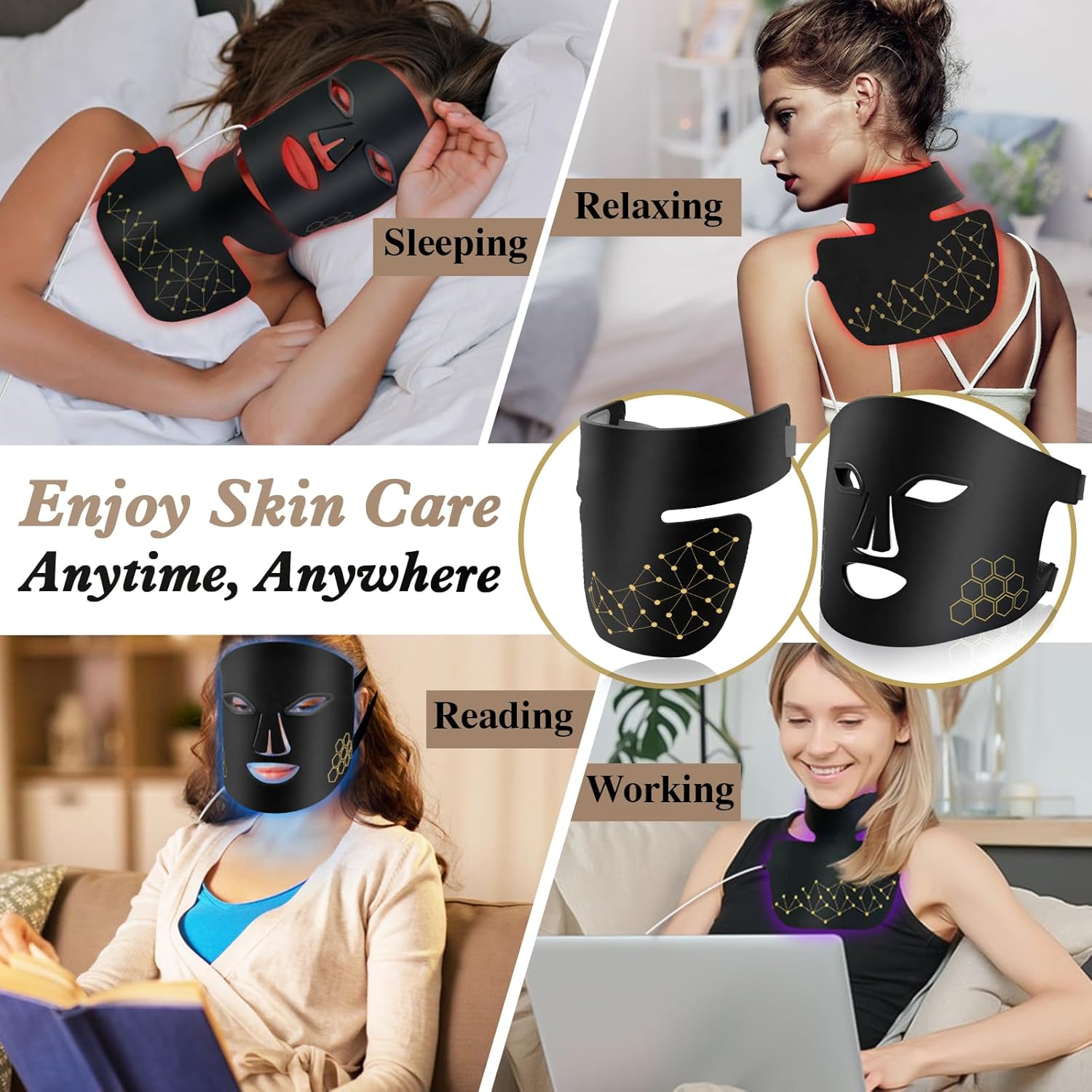 M100SIR Yakın Kızılötesi Işık  - Led Light Therapy Face Mask incelemesi ve fiyatı
