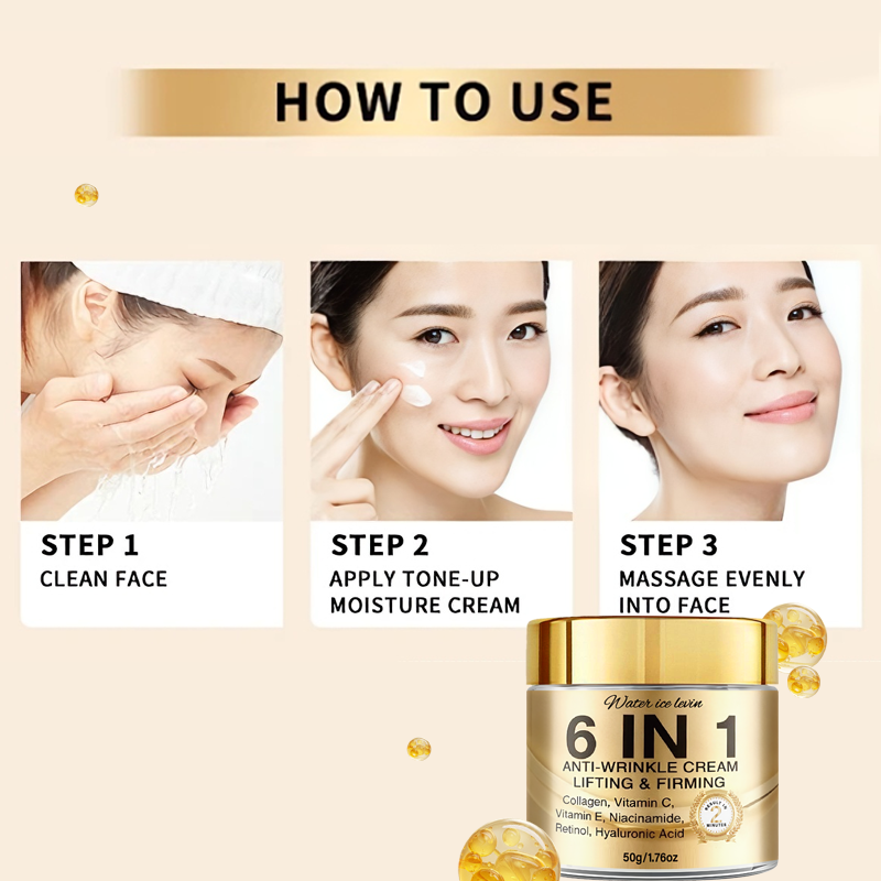 6'sı 1 Arada Kırışıklık Karşıt - Retinol Anti Wrinkle Cream incelemesi ve fiyatı