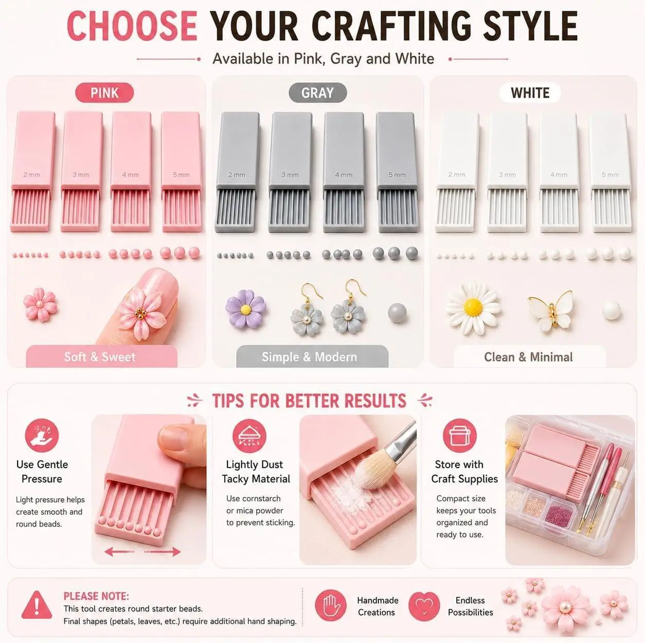 4 Adet 3D Baskı Kil Jel Topu Y - Nail Art incelemesi ve fiyatı