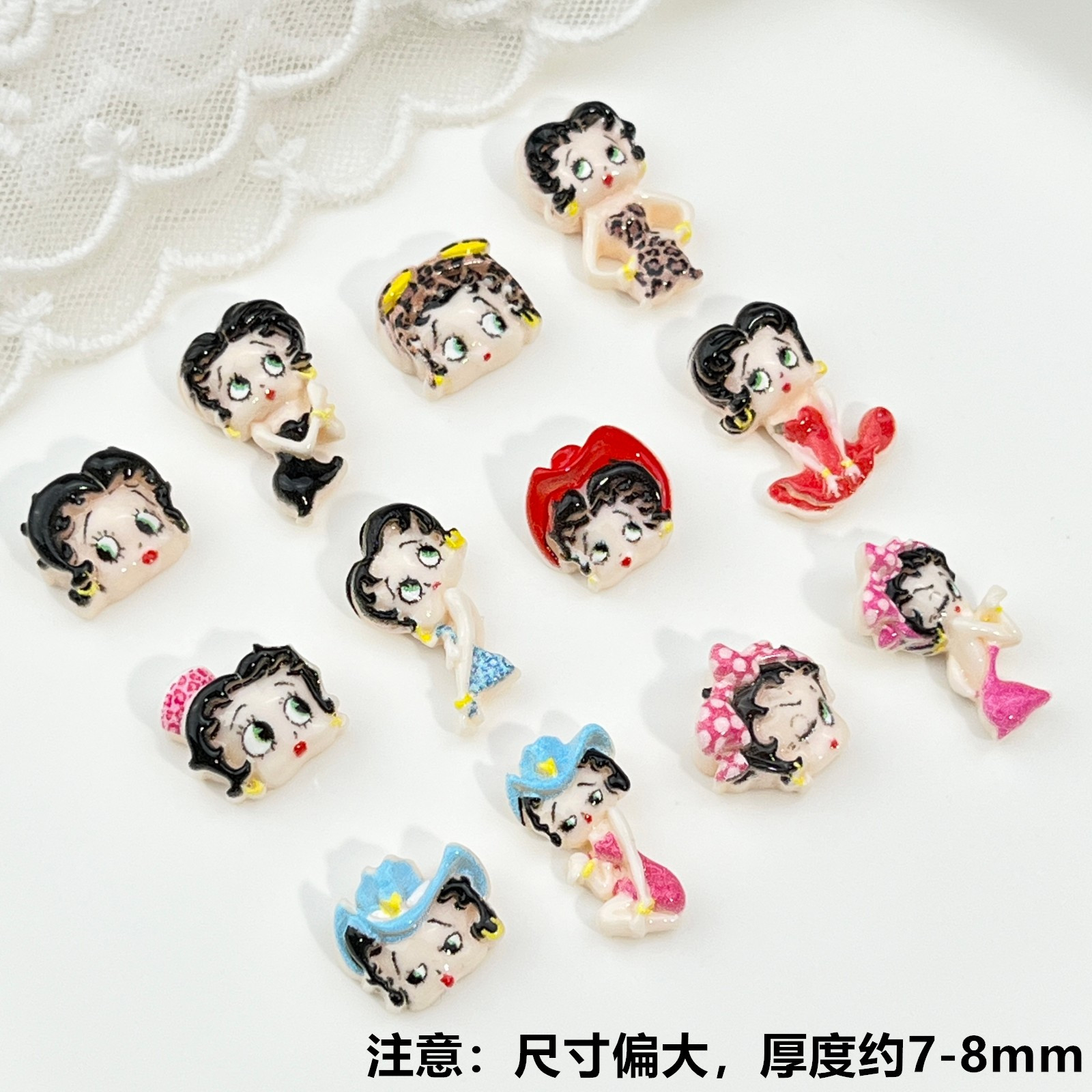 100 adet Karikatür Betty Tırna - Nail Art incelemesi ve fiyatı
