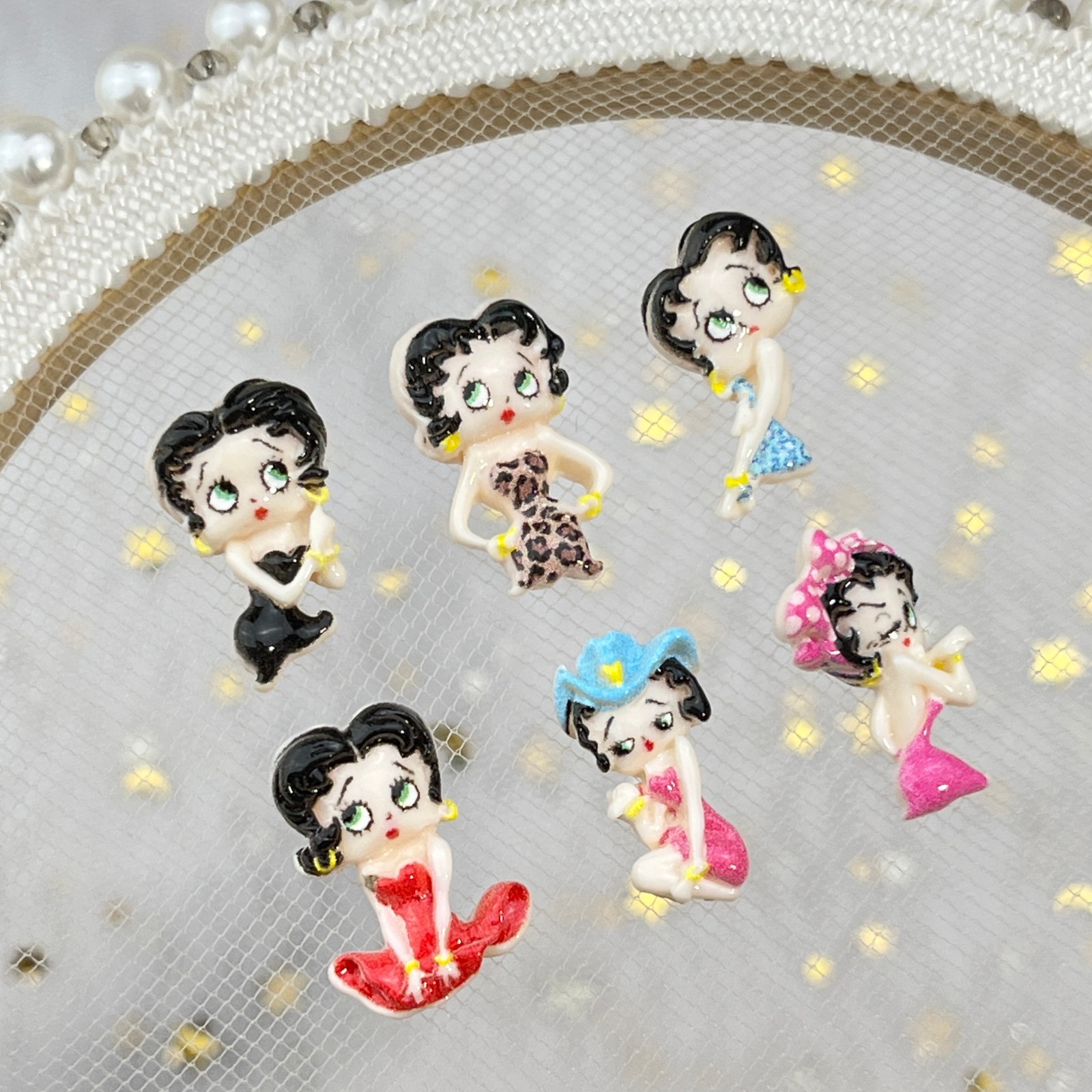 100 adet Karikatür Betty Tırna - Nail Art incelemesi ve fiyatı