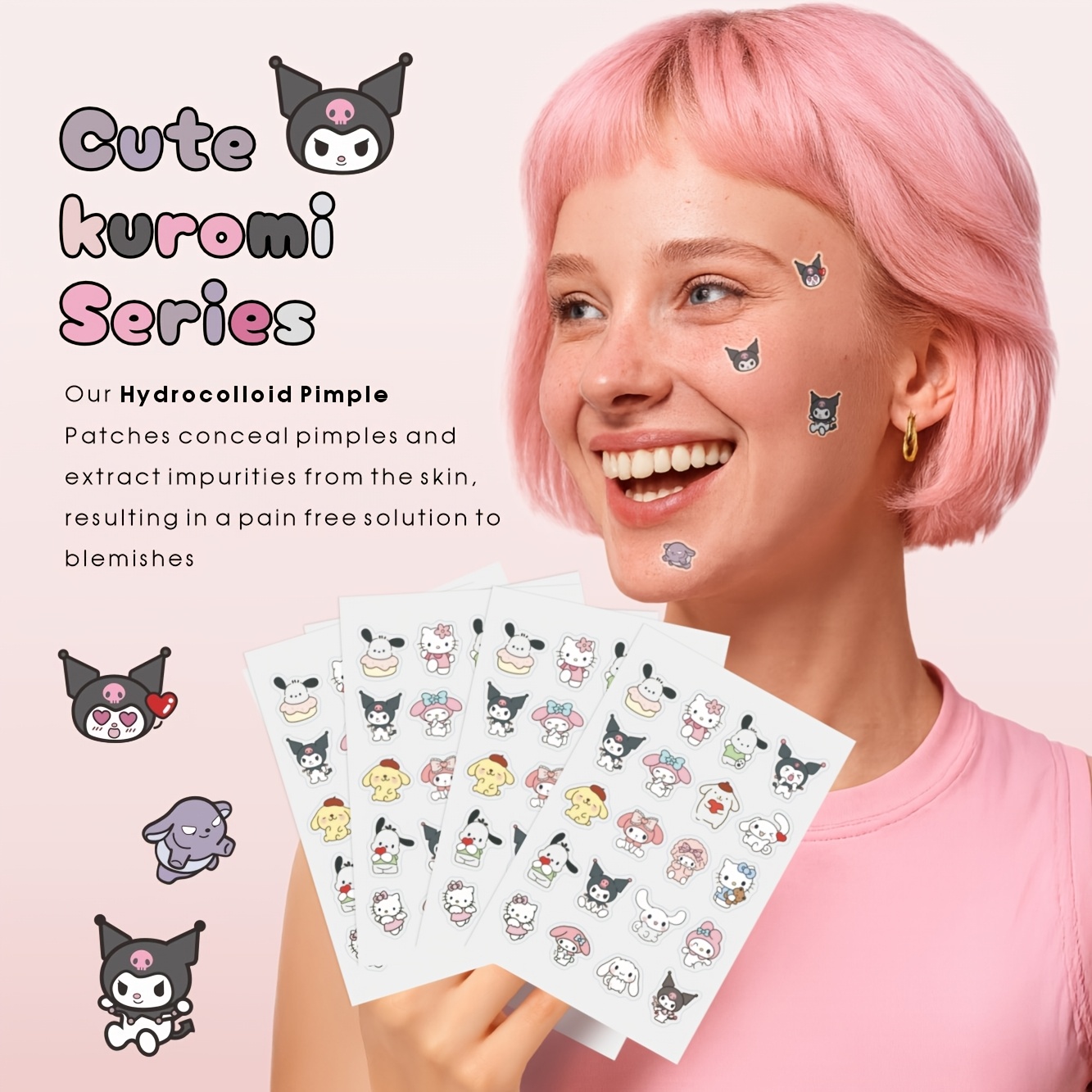 20/80 adet Sanrio Hello Kitty  - Hydrocolloid Pimple Patch incelemesi ve fiyatı