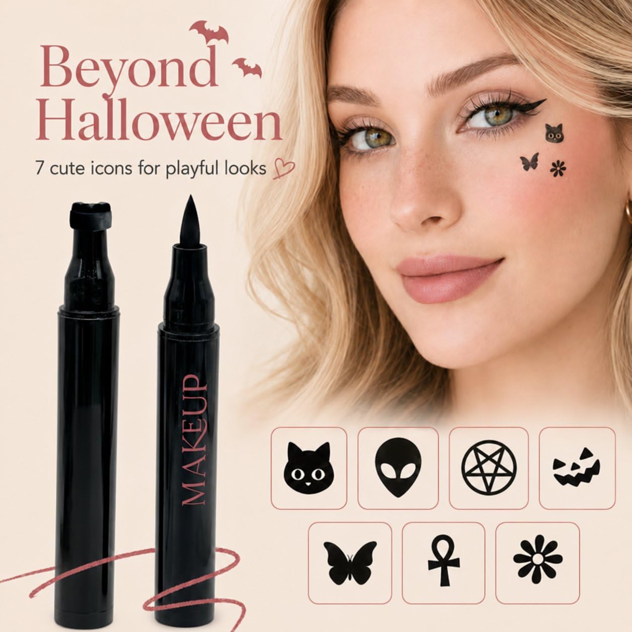 Cadılar Bayramı Çift Uçlu Damg - Waterproof Liquid Eyeliner Pen incelemesi ve fiyatı