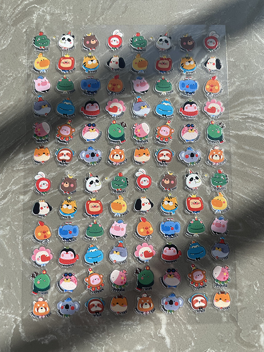 Mini Pvc Kawaii Desen Posteri  - Nail Art incelemesi ve fiyatı