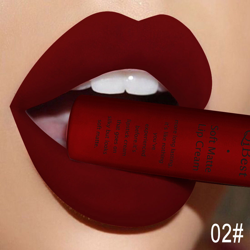 QIBEST Seksi Kadife Mat Dudak  - Matte Velvet Lip Tint Long Lasting incelemesi ve fiyatı