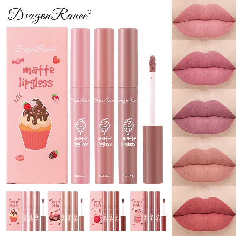 3 adet/takım Kadife Mat Çıplak - Matte Velvet Lip Tint Long Lasting incelemesi ve fiyatı