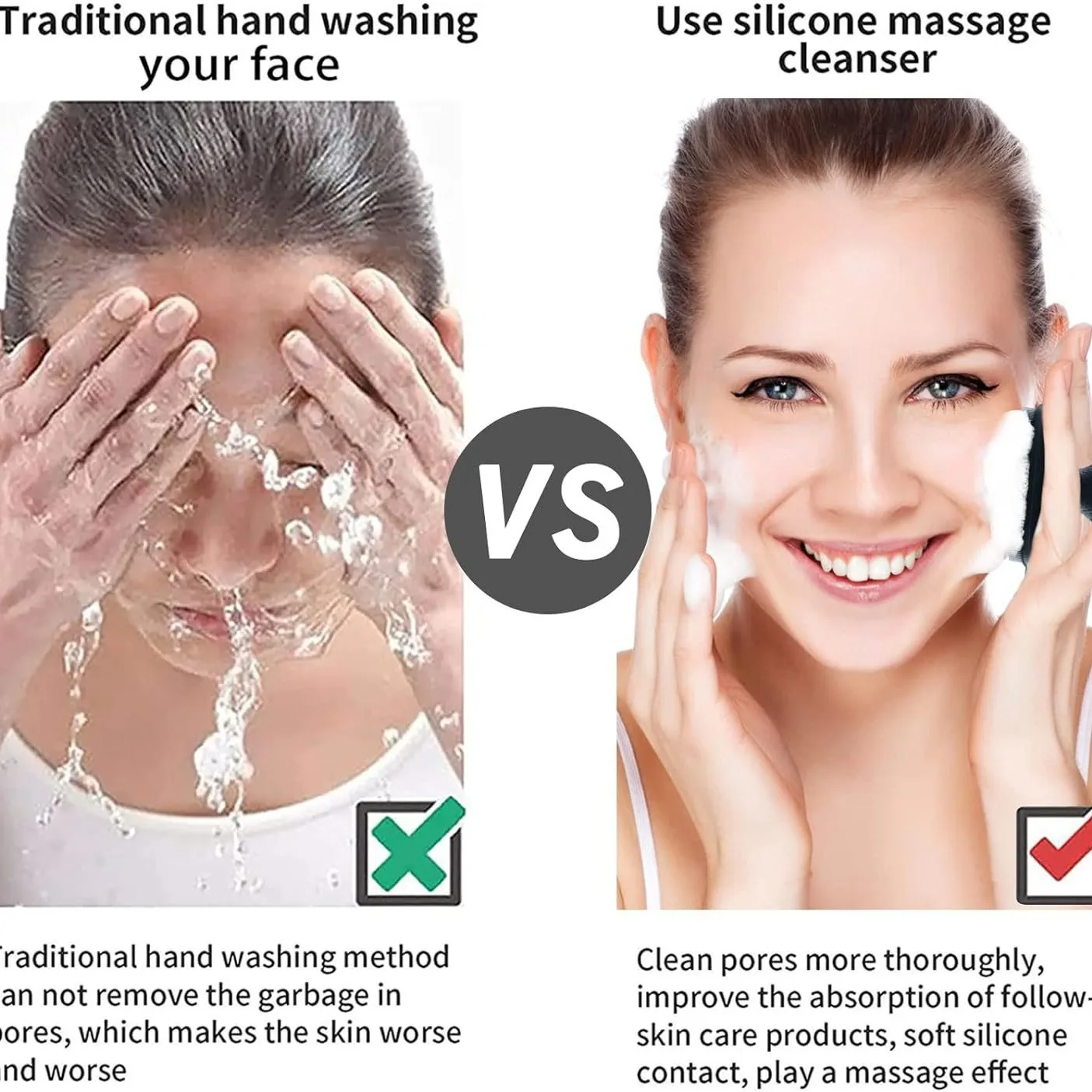 Erkekler ve Kadınlar için Sili - Silicone Face Scrubber Electric incelemesi ve fiyatı