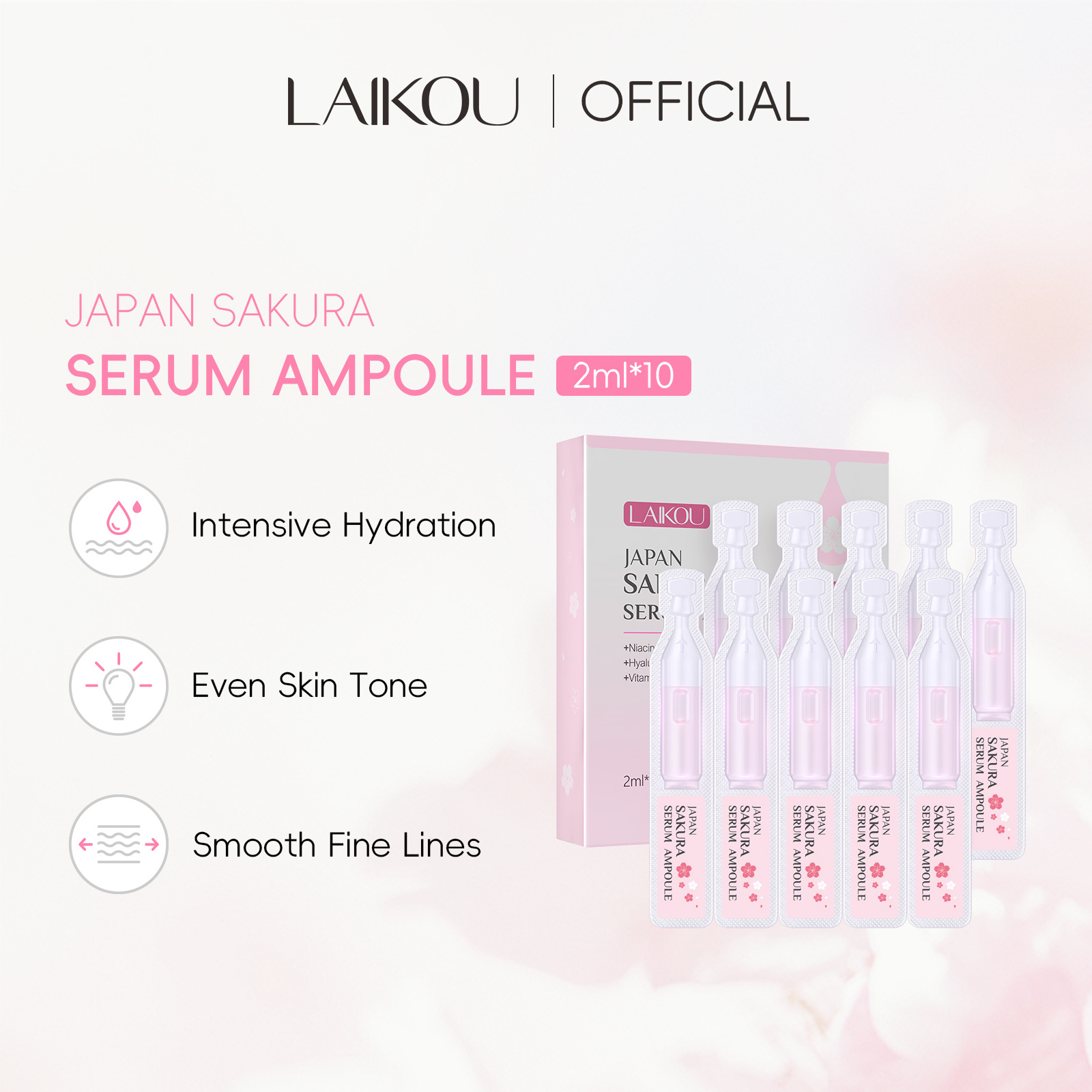 10 adet Sakura Nemlendirici Yü - Niacinamide Pore Shrinking Essence incelemesi ve fiyatı